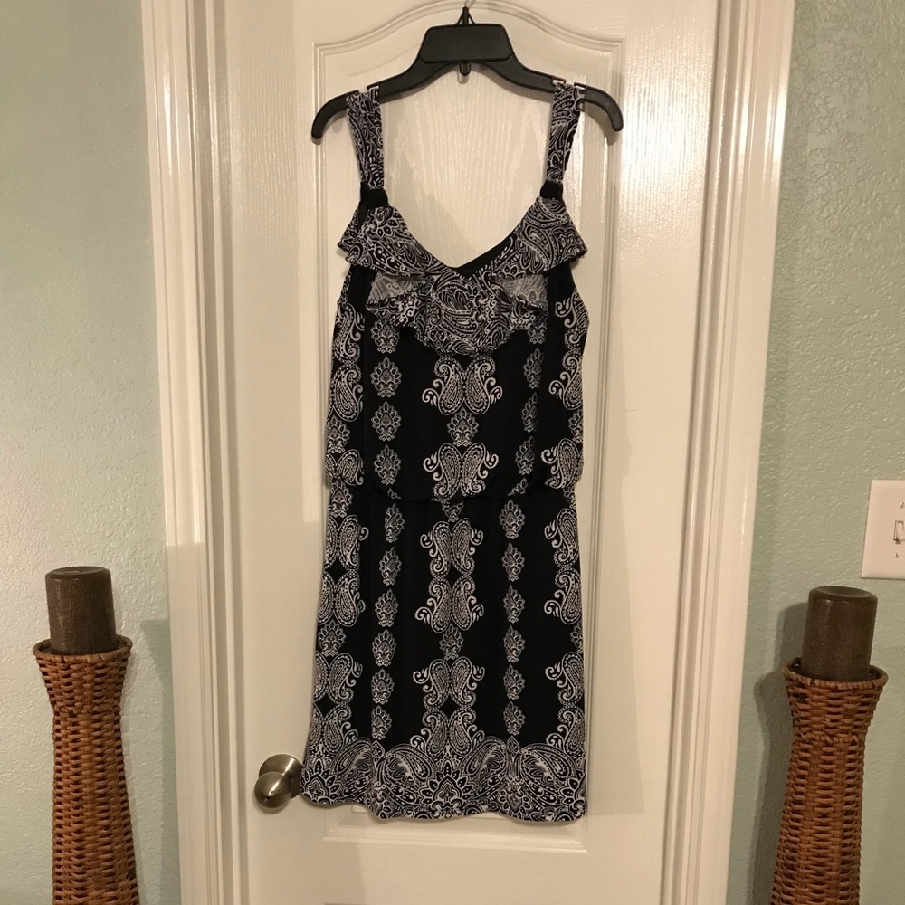 Ruffled Sleeveless Sheath